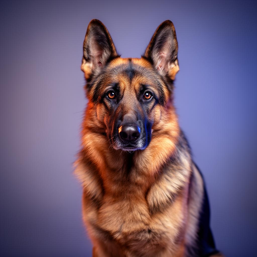 Maverick dog portrait