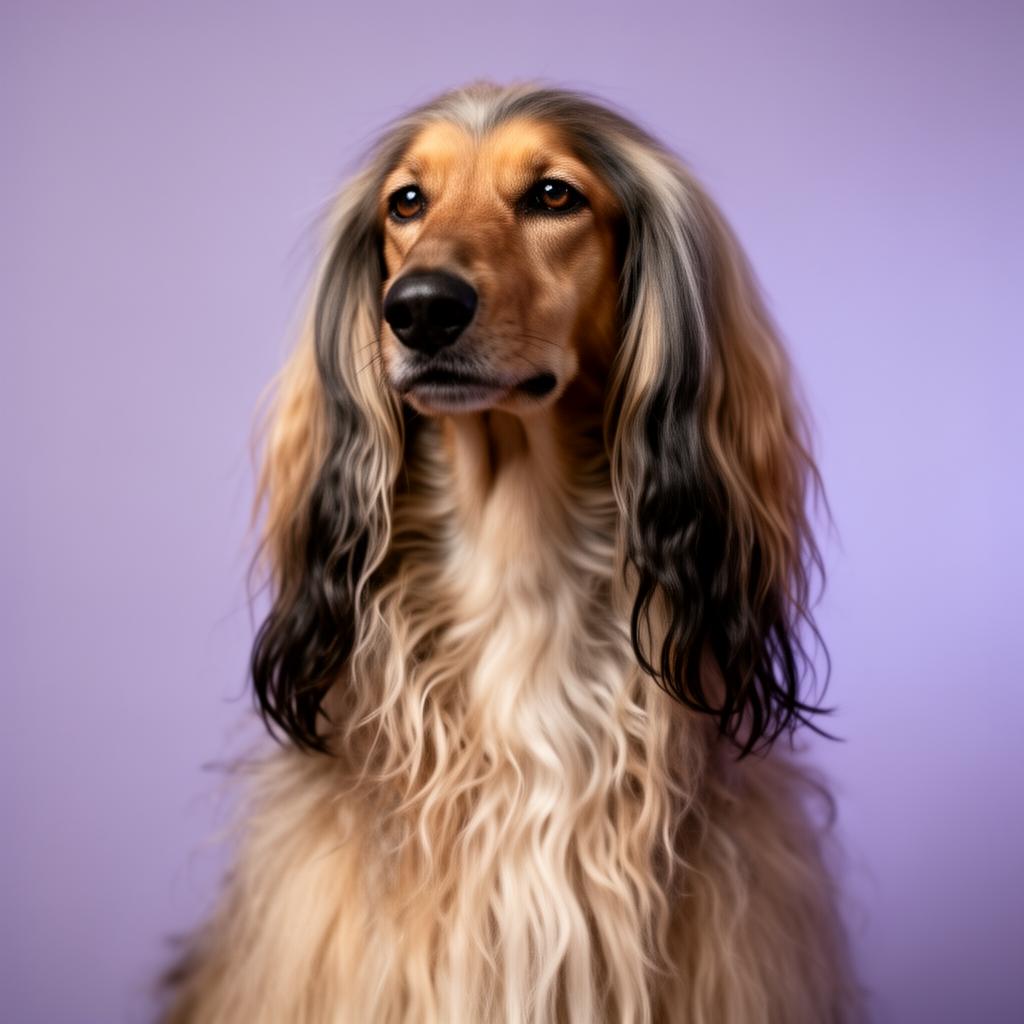 Stargazer dog portrait