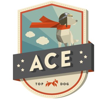 Ace Dognition Profile badge