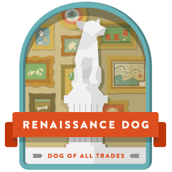 Renaissance Dog Dognition Profile badge