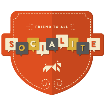 Socialite Dognition Profile badge